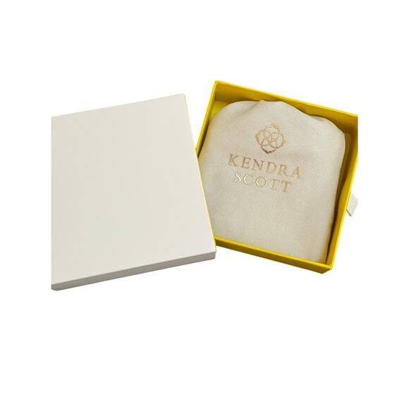 NWT $60 Kendra Scott Elisa Gold Pendant Necklace in Rose Quartz - Picture 4 of 7